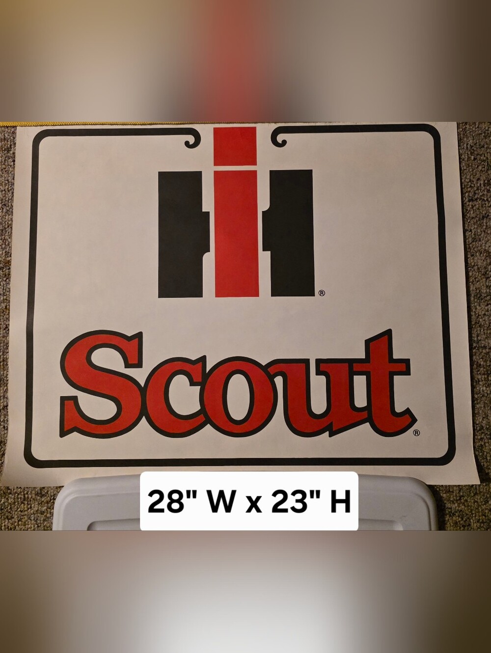 International Harvester Scout Vintage Wall Art Poster